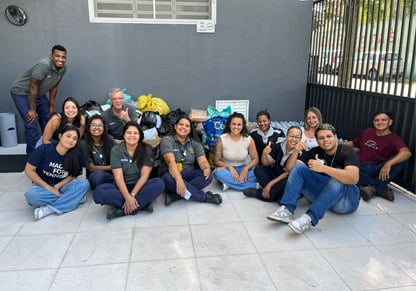 Joining national flood relief efforts in Brazil