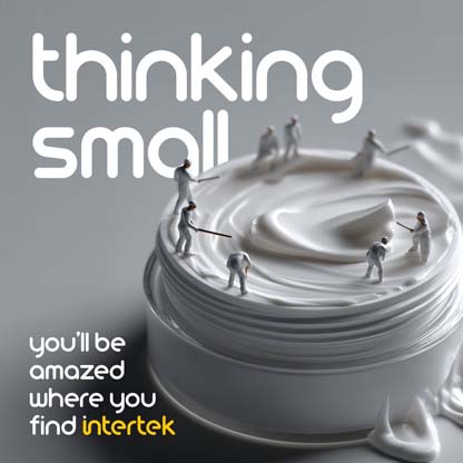 Tiny figures on a cake